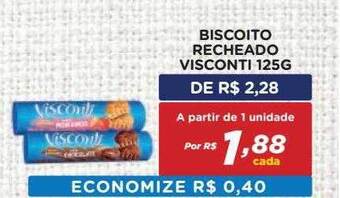 Bahamas Mix Biscoito Recheado Visconti oferta