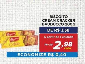Bahamas Mix Biscoito Cream Cracker Bauducco oferta