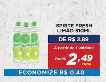Bahamas Mix Sprite Fresh Limão oferta