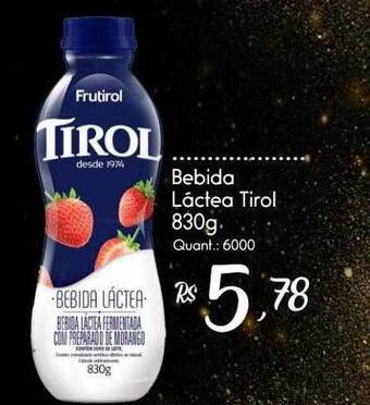 Giassi Supermercados Bebida Láctea Tirol oferta