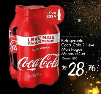 Giassi Supermercados Refrigerante Coca-cola oferta