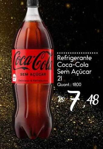 Giassi Supermercados Refrigerante Coca-cola Sem Açúcar oferta