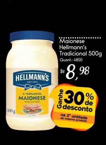 Giassi Supermercados Maionese Hellmann's Tradicional oferta