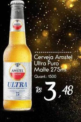 Giassi Supermercados Cerveja Amstel Ultra Puro Malte oferta