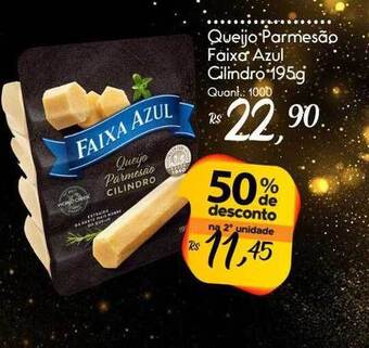 Giassi Supermercados Queijo Parmesão Faixa Azul Cilindro 50% Desconto Na 2a Unidade oferta