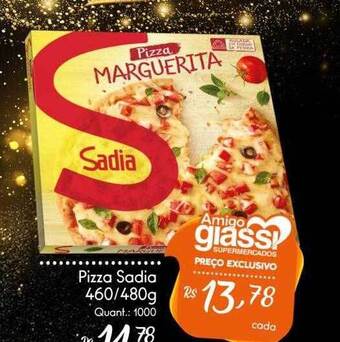 Giassi Supermercados Pizza Sadia oferta