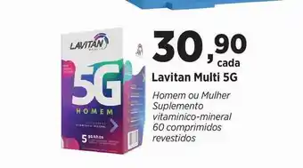 Lavitan Multi 5g Homem Ou Mulher Suplemento Vitaminico Mineral