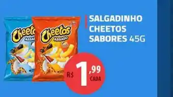 Extrabom Supermercados Salgadinho Cheetos Sabores 45g oferta