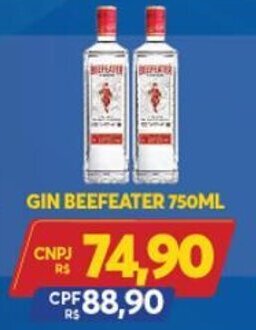 Atacadão Centro Sul Gin Beefeater 750ml oferta