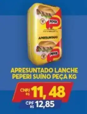 Atacadão Centro Sul Apresuntado Lanche Peperi Suino peca 1kg oferta