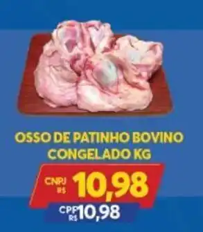 Atacadão Centro Sul Osso de Patinho Bovino Congelado 1kg oferta