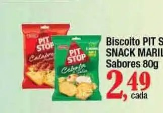 Biscoito Pit Stop Snack Marilan 80g