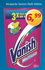Supermercados Guanabara Alvejante Vanish refil 500ml oferta