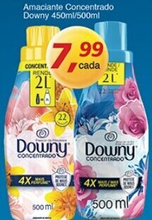 Supermercados Guanabara Amaciante Concentrado Downy 450ml/500ml oferta