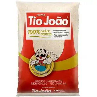 Perini Arroz tio joao classe logo fino 1kg oferta