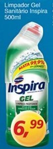 Supermercados Guanabara Limpador Gel Sanitario Inspira 500ml oferta