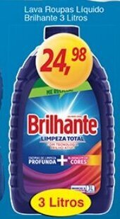 Supermercados Guanabara Lava Roupas Liquido Brilhante 3L oferta