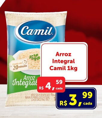 Rossi Supermercado Arroz Integral Camil 1kg oferta