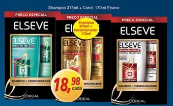Supermercados Guanabara Shampoo 375ml + Cond. 170ml Elseve oferta
