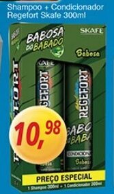 Supermercados Guanabara Shampoo + Condicionador Regefort Skafe 300ml oferta
