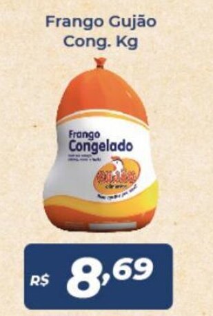 Atakarejo Frango Gujao Cong. 1kg oferta