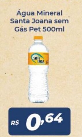 Atakarejo Agua Mineral Santa Joana Sem Gas pet 500ml oferta