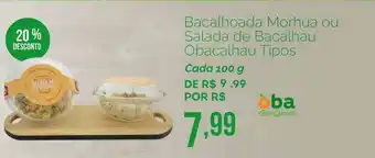 Oba Hortifruti Bacalhoada Morhua Ou Salada De Bacalhau Obacalhau Tipos 20% Desconto oferta