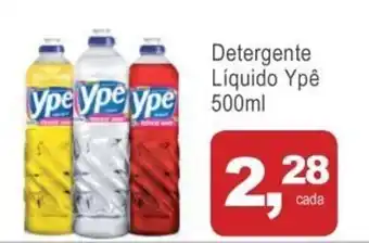 Mineirão Atacarejo Detergente Liquido Ype 500ml oferta