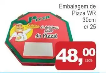 Mineirão Atacarejo Embalagem de Pizza WR 30cm c/25 oferta
