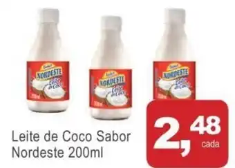 Mineirão Atacarejo Leite de Coco Sabor Nordeste 200ml oferta