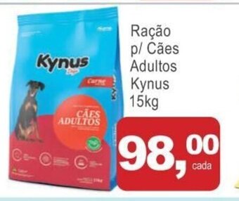 Racao p/ Caes Adultos Kynus 15kg
