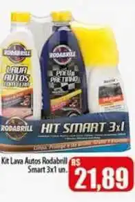 Proença Supermercados Kit Lava Autos Rodabrill Smart 3x1 oferta