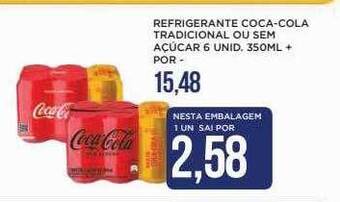 Apoio Mineiro Refrigerante Coca-cola Tradicional Ou Sem Açucar oferta