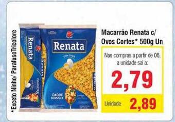 Spani Atacadista Macarrão Renata C Ovos Cortes oferta