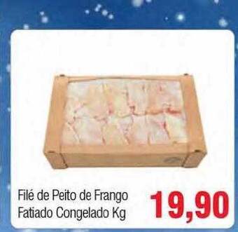 Spani Atacadista Filé De Peito De Frango Fatiado Congelado Kg oferta