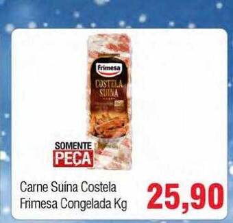 Spani Atacadista Carne Suina Costela Frimesa Congelada Kg oferta