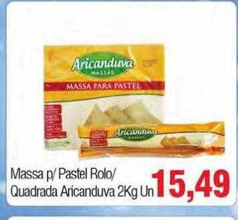 Massa P Pastel Rolo Quadrada Aricanduva