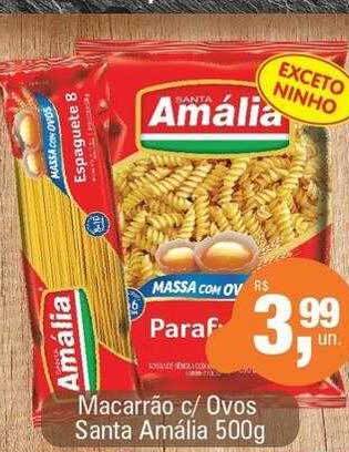 Macarrão C Ovos Santa Amália