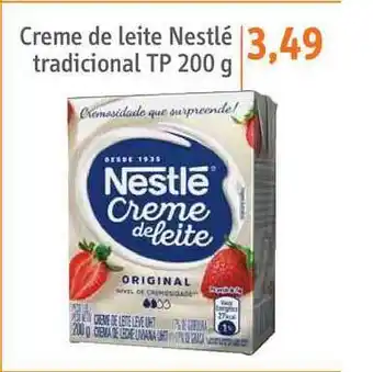Sonda Creme De Leite Nestlé Tradicional Tp 200g oferta