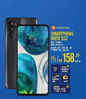 Zema Motorola Smartphone Moto G52 oferta