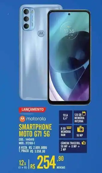 Zema Motorola Smartphone Moto G71 5g oferta
