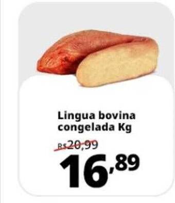 Supermercados Baklizi Lingua Bovina Congelada oferta