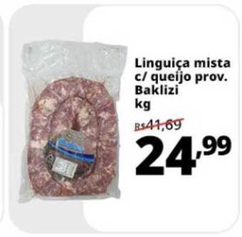 Linguiça Mista C Queijo Prov. Baklizi