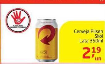 Tenda Atacado Cerveja Pilsen Skol Lata 350ml oferta
