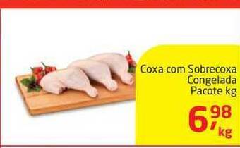Tenda Atacado Coxa Com Sobrecoxa Congelada Pacote 1kg oferta