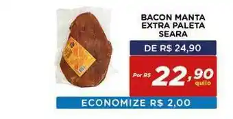 Bahamas Mix Bacon Manta Extra Paleta Seara 1kg oferta
