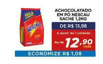 Bahamas Mix Achocolatado Em Po Nescau Sache 1,2kg oferta