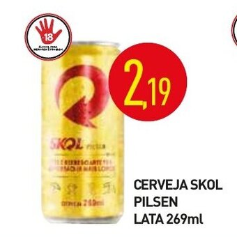 Calvo Atacadista Cerveja Skol Pilsen lata 269ml oferta