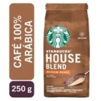 Sam's Club Café torrado e moído starbucks house blend pacote 250g oferta