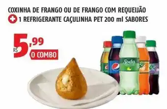 OXXO Coxinha de frango ou de frango com requeijão oferta